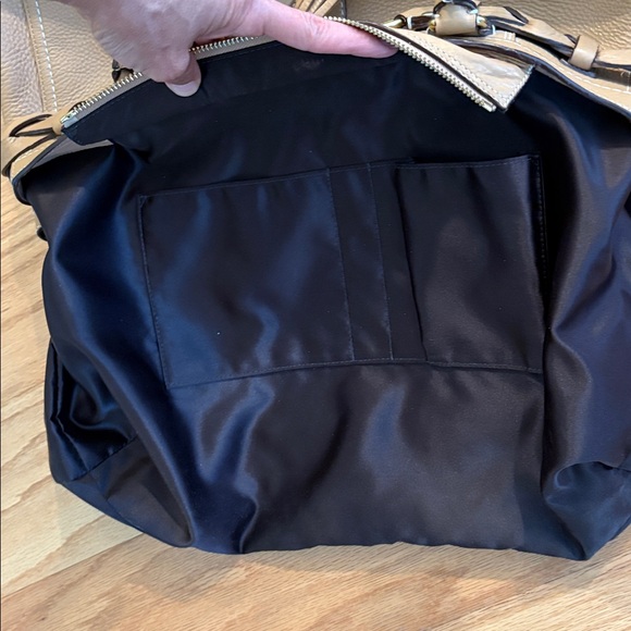 Coach Vintage Hampton Braided Pebbled Leather shoulder Bag tan Y2K Classic - Picture 16 of 16